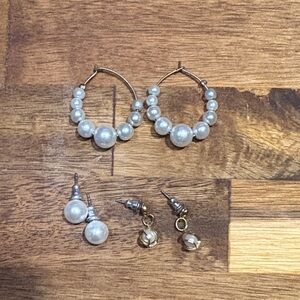Faux Pearl Earring Bundle